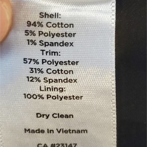 Talbots Tweed black white pencil skirt plus size 20W - Picture 9 of 9